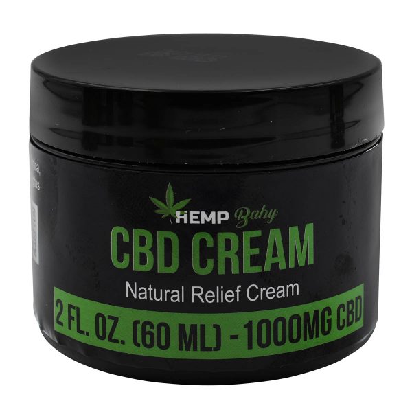 Hemp Baby 1000mg CBD Cream for Pain Relief Strength - Image 3