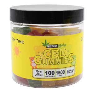 Hemp Baby Daytime Hemp Gummies 1500mg High Potency CBD