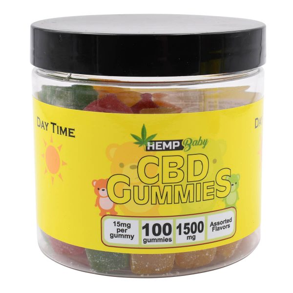 Hemp Baby Daytime Hemp Gummies 1500mg High Potency CBD