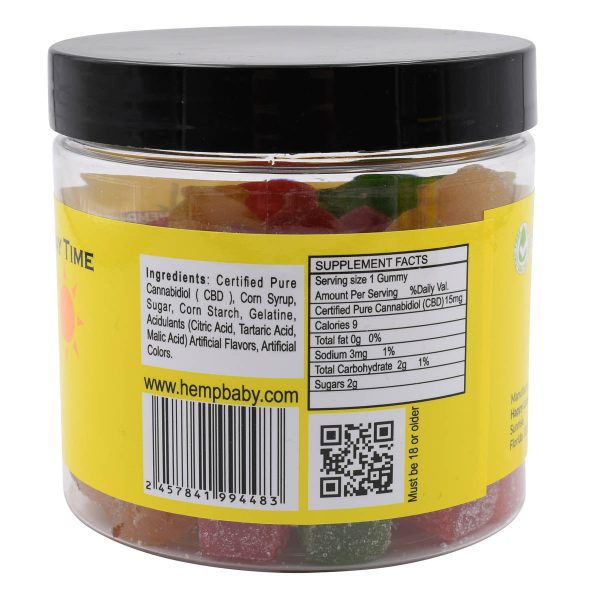 Hemp Baby Daytime Hemp Gummies 1500mg High Potency CBD - Image 3