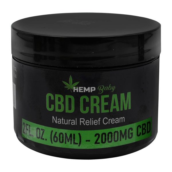 Hemp Baby 2000mg CBD Pain Relief Cream - Image 3