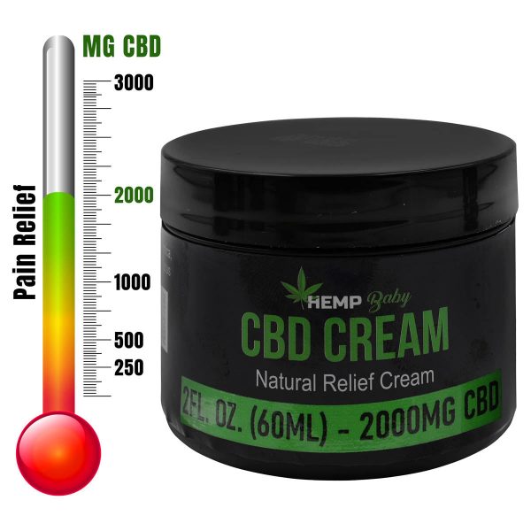 Hemp Baby 2000mg CBD Pain Relief Cream