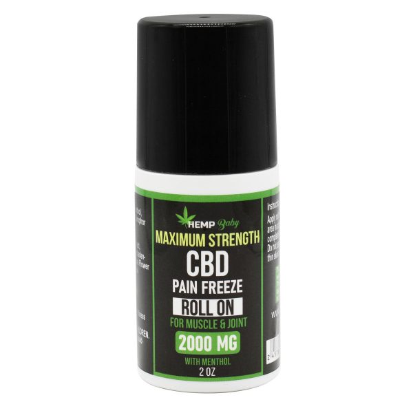 Hemp Baby Pain Freeze 2000mg CBD Roll On - Image 2