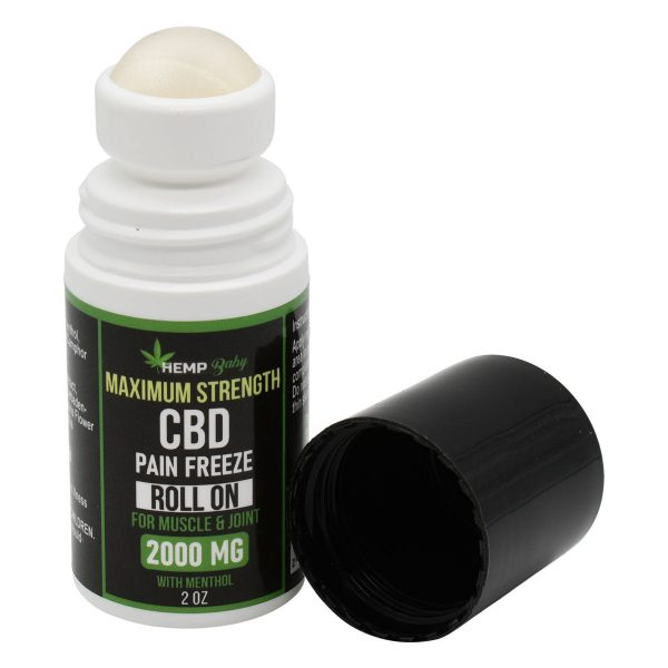 Hemp Baby Pain Freeze 2000mg CBD Roll On - Image 3