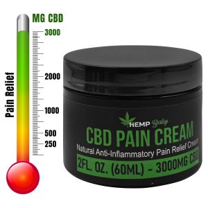 Hemp Baby 3000mg CBD Cream for Pain Relief - Maximum Strength