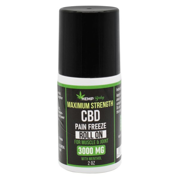 Hemp Baby Max Strength Pain Freeze 3000mg CBD Roll On - Image 2