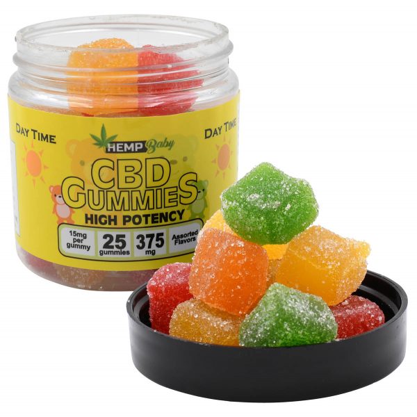 Hemp Baby Daytime Hemp Gummies 375mg High Potency CBD - Image 2