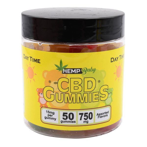 Hemp Baby Daytime Hemp Gummies 750mg High Potency CBD