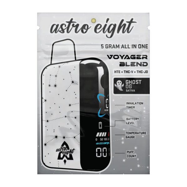Astro Eight Voyager Blend HTE/THC-V/THC-JD All-In-One Disposable - 5G - Image 3