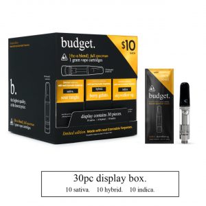 Budget Limited Edition 1g Cartridge Box ? Starter Pack 30PK