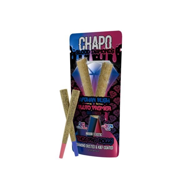 Chapo Blood Diamonds THC-A Duo Exotic Pre Roll - 3G - Image 2