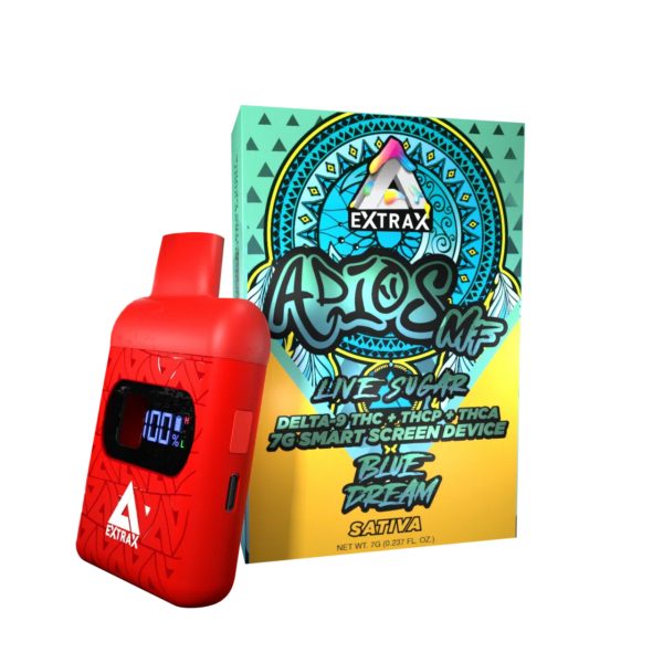 Delta Extrax Adios MF 7G Live Resin Sugar Smart Disposable Vape - Image 2