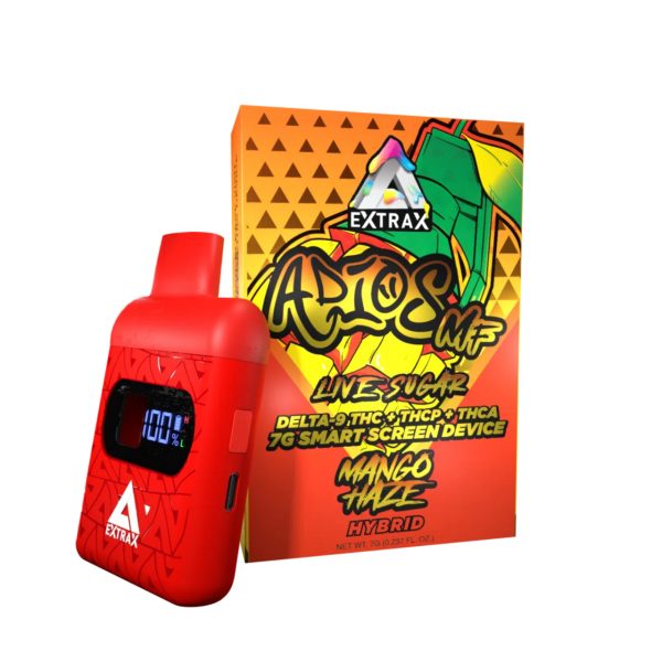 Delta Extrax Adios MF 7G Live Resin Sugar Smart Disposable Vape - Image 4