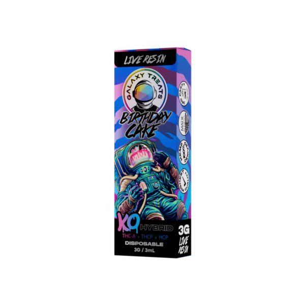 Galaxy Treats KO THC-A Live Resin 3G Disposable Vape ? 5PK