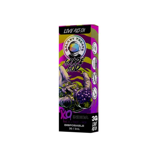 Galaxy Treats KO THC-A Live Resin 3G Disposable Vape ? 5PK - Image 3