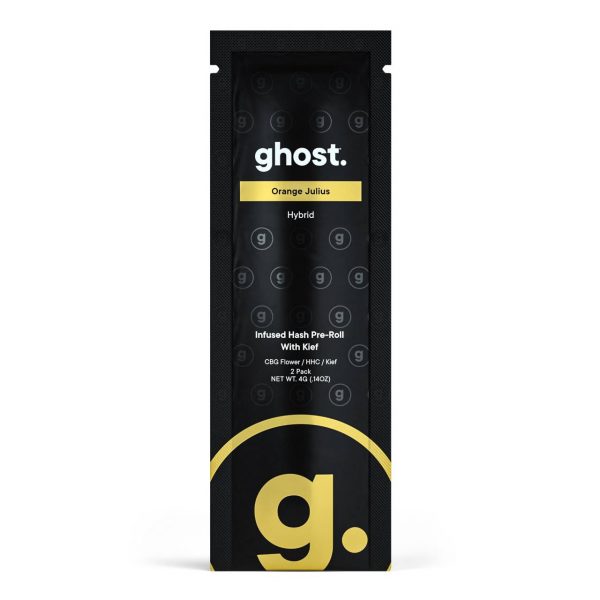 ghost. Infused Hash CBG/HHC/Kief Pre Roll 2PK