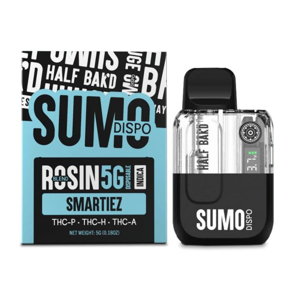 Half Bakd Sumo Rosin Blend THC-P THC-H THC-A Disposable - 5G - Image 3