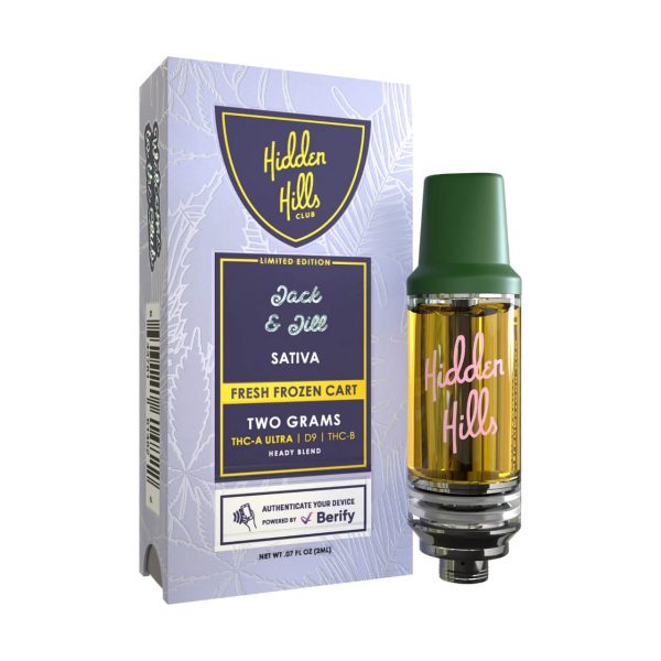 Hidden Hills Club Heady Blend THC-A Ultra/Delta-9/THC-B Cartridge - 2G