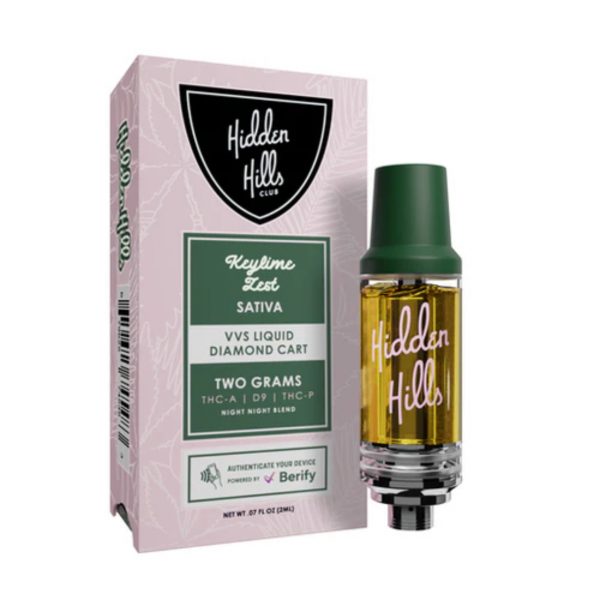 Hidden Hills Club Night Night Blend THC-A/Delta-9/THC-P VVS Liquid Diamond Cartridge - 2G
