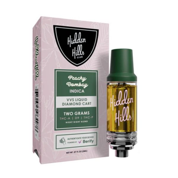 Hidden Hills Club Night Night Blend THC-A/Delta-9/THC-P VVS Liquid Diamond Cartridge - 2G - Image 3