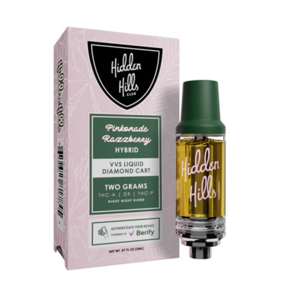 Hidden Hills Club Night Night Blend THC-A/Delta-9/THC-P VVS Liquid Diamond Cartridge - 2G - Image 2