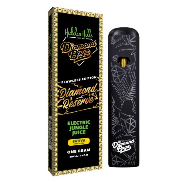 Hidden Hills Club x Diamond Boyz Diamond Reserve THC-A/THC-H Disposable - 1G
