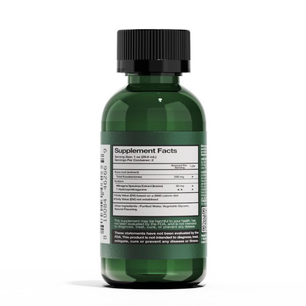 Relax and refresh with KRX Plant-Based Kava Kratom Shot 60ML. A smooth blend of kava and kratom supports calm, focus, and stress relief anytime.