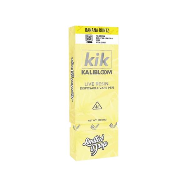 Kalibloom KIK 1G Live Resin Disposable Vape ? Limited Drop
