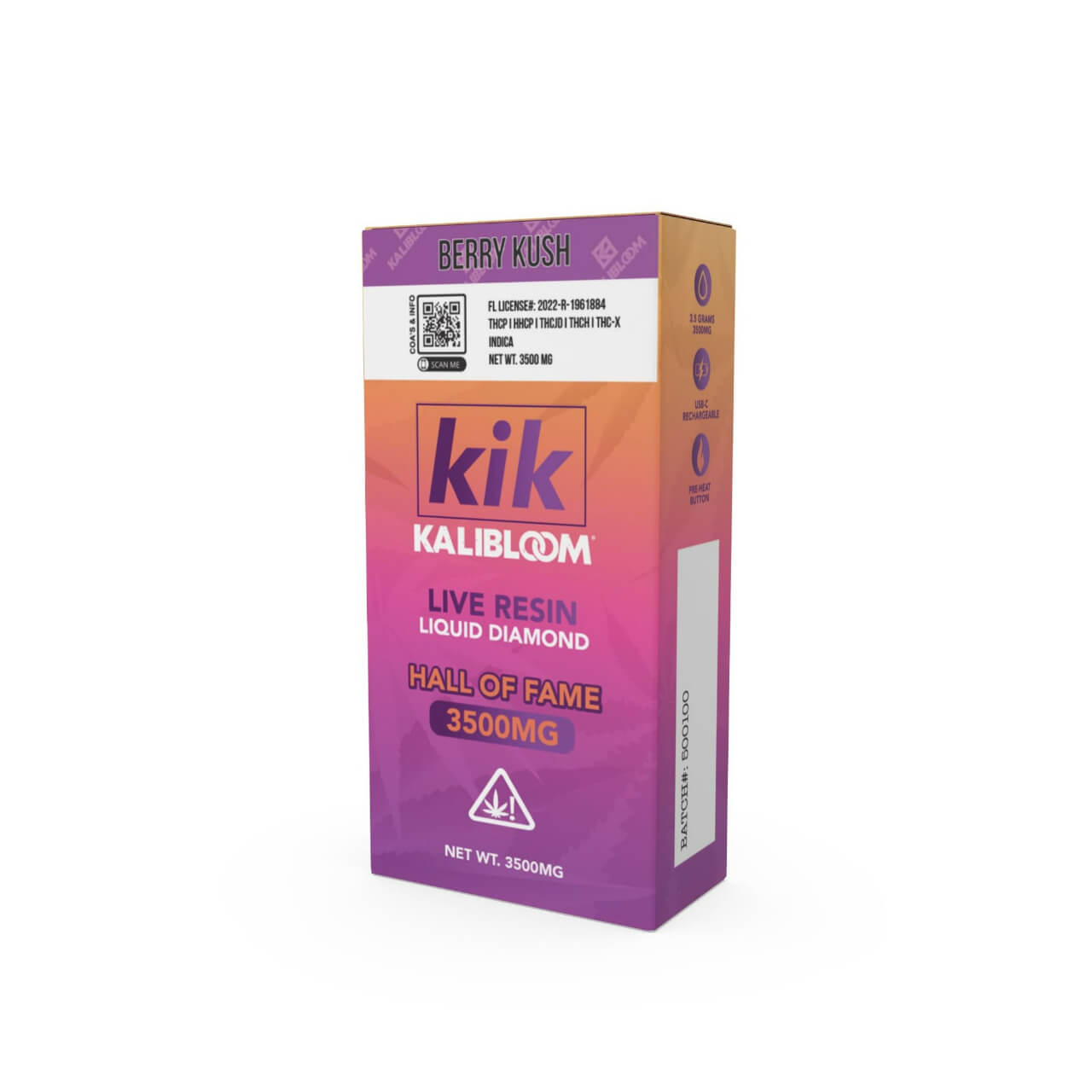 Kalibloom KIK Hall of Fame Liquid Diamond Disposable - 3.5G - Image 2