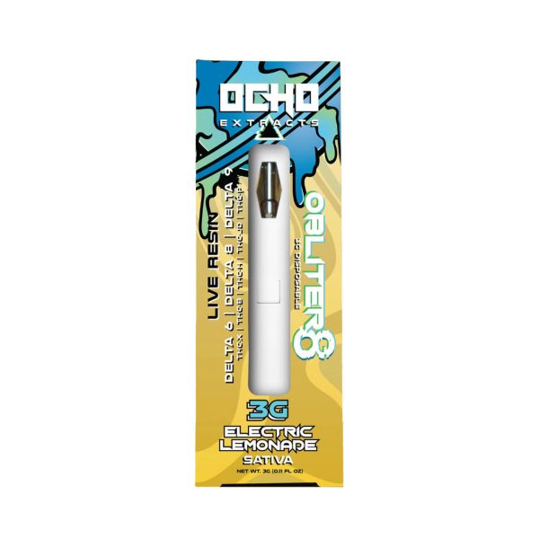 Ocho Extracts Obliter8 3G Live Resin Disposable Vape - Image 2