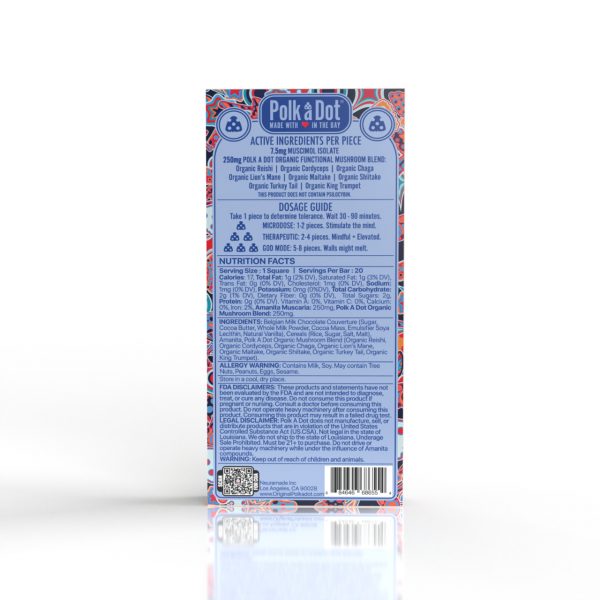 PolkaDot Mushroom Chocolate Bar - 10,000MG - Image 2