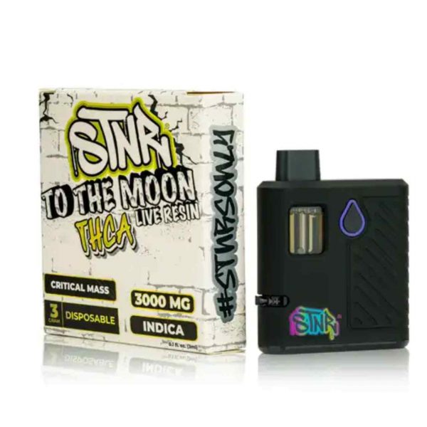 STNR To The Moon THC-A Live Resin Disposable Vape ? 3G