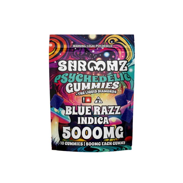 Shroomz Psychedelic THC Liquid Diamond Gummies - 5000MG