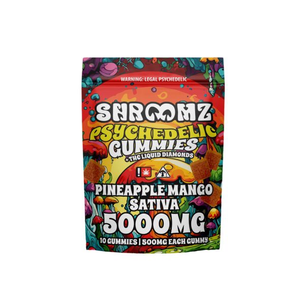 Shroomz Psychedelic THC Liquid Diamond Gummies - 5000MG - Image 3