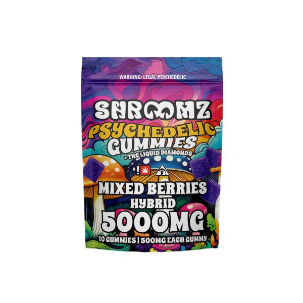 Shroomz Psychedelic THC Liquid Diamond Gummies - 5000MG - Image 2