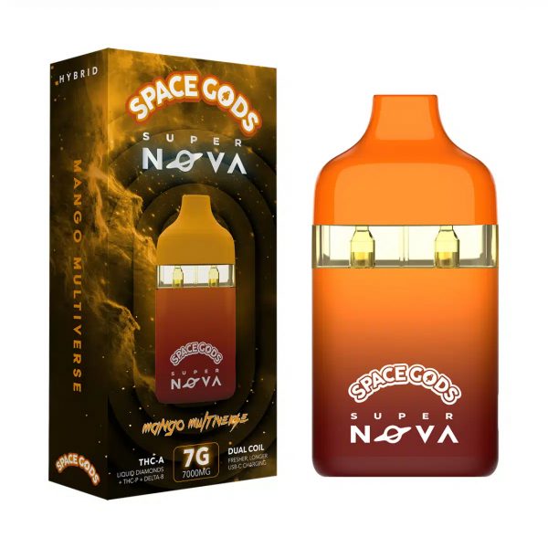 Space Gods Super Nova THC-A Liquid Diamonds Disposable - 7G - Image 2