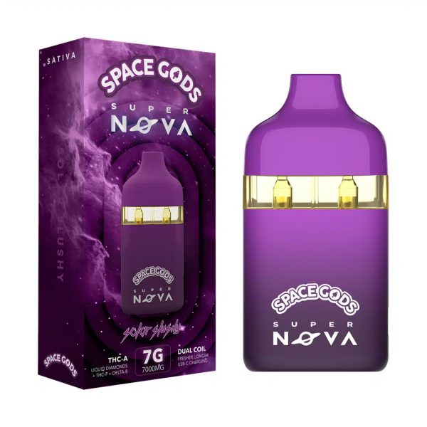 Space Gods Super Nova THC-A Liquid Diamonds Disposable - 7G - Image 3