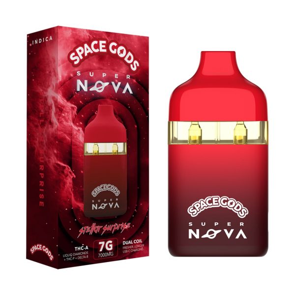 Space Gods Super Nova THC-A Liquid Diamonds Disposable - 7G - Image 4
