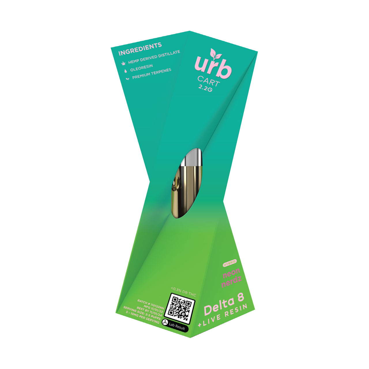 URB Delta - Live Resin Cartridge - 2.2ML