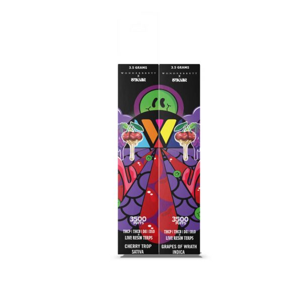 Wonderbrett - Sugar THCP/THCB/D8/D10 Live Resin 3.5G Disposable - 2PK (7g Total)