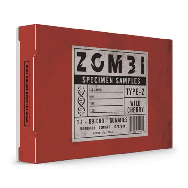Zombi Specimen Sample Type - 1:1 Delta-9 CBD Gummies - 200MG - Image 4