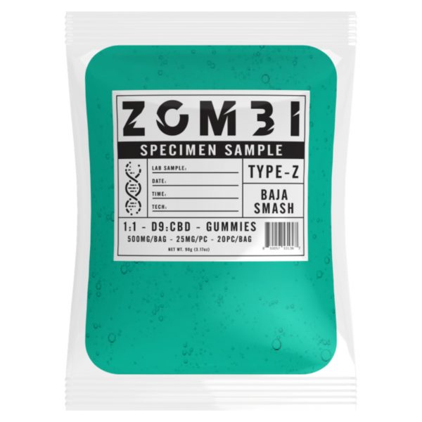 Zombi Specimen Sample Type - Delta-9 CBD Gummies - 500MG - Image 2