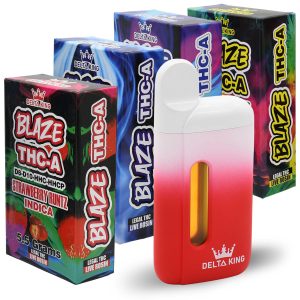 Delta King Disposable Blaze THC-A Delta 8 & Delta 10 Vape Pen – 5.5g