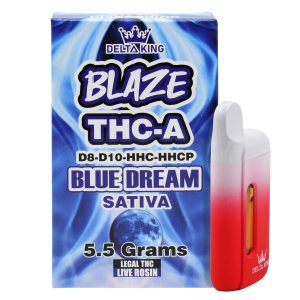 Delta King Disposable Blaze THC-A Delta 8 & Delta 10 Vape Pen – 5.5g