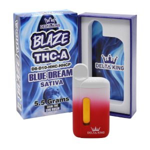 Delta King Disposable Blaze THC-A Delta 8 & Delta 10 Vape Pen – 5.5g