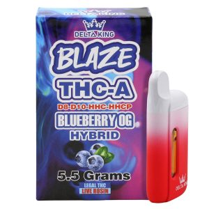 Delta King Disposable Blaze THC-A Delta 8 & Delta 10 Vape Pen – 5.5g