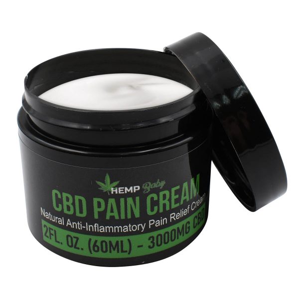 Hemp Baby 3000mg CBD Cream for Pain Relief - Maximum Strength - Image 2