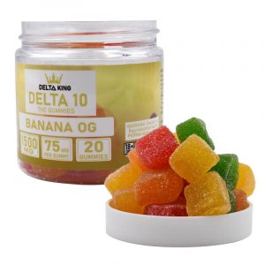 Delta King Delta 10 1500mg Gummies - 20ct/Jar