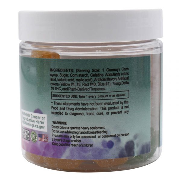 Delta King Delta 10 1500mg Gummies - 20ct/Jar