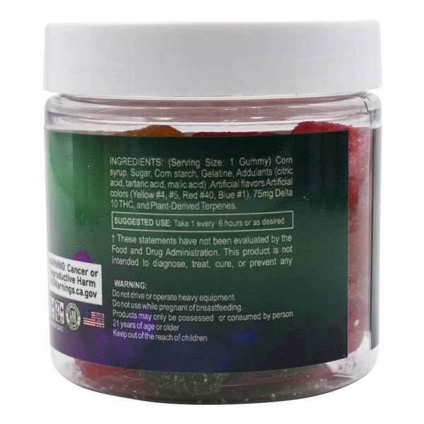Delta King Delta 10 1500mg Gummies - 20ct/Jar